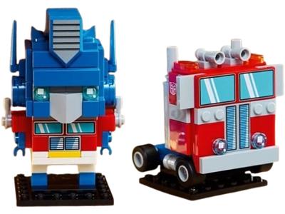 LEGO® BrickHeadz 40803 - Optimus Prime Robot & Vehicle Building Kit