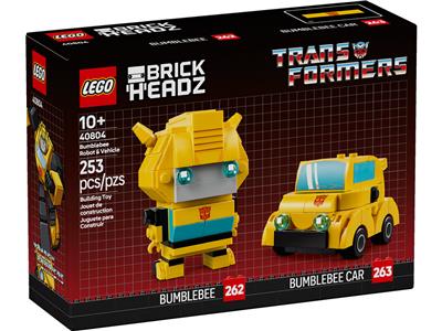 LEGO® BrickHeadz 40804 - Bumblebee Robot & Vehicle Preowned Building Kit