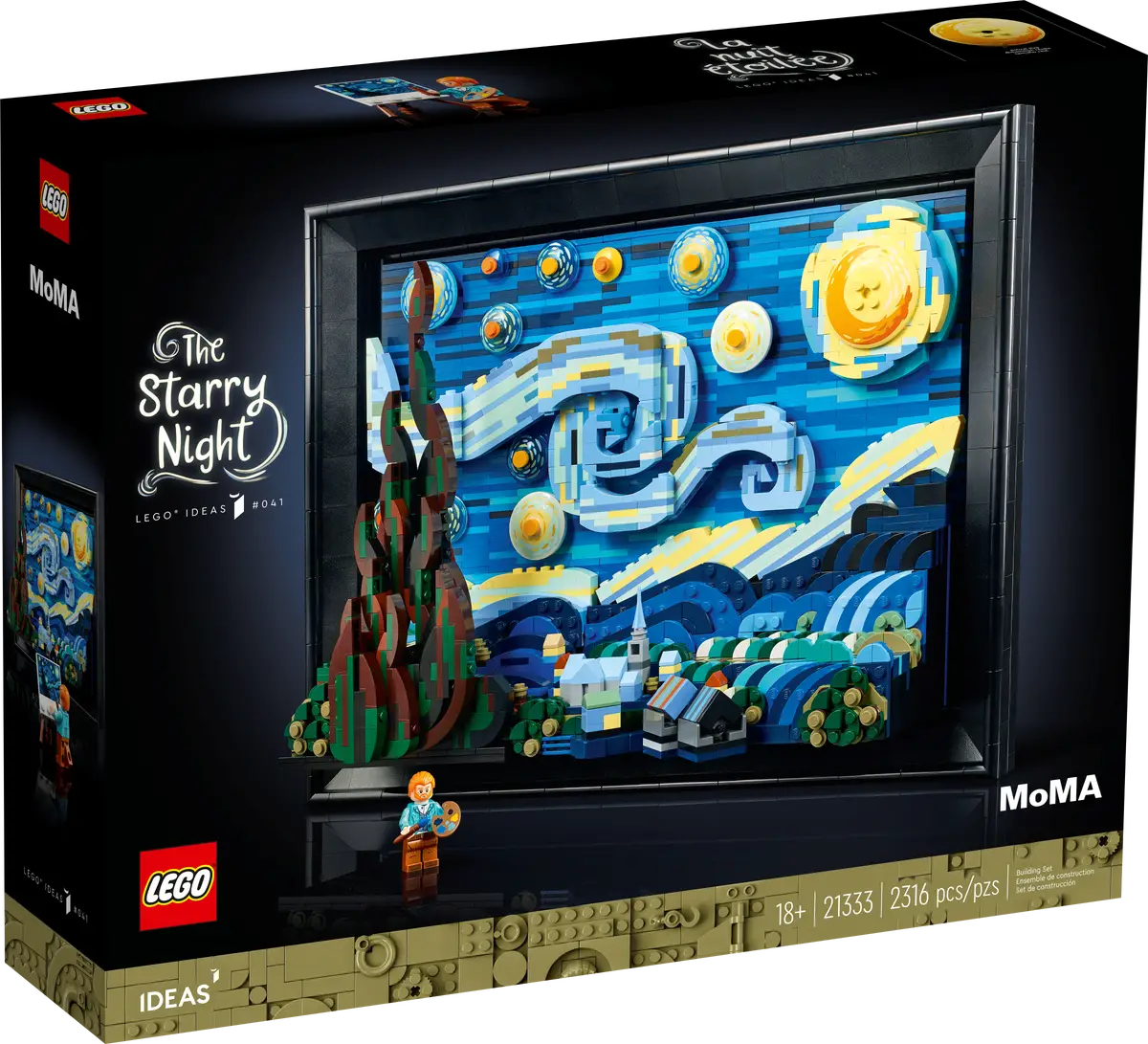 LEGO® Ideas 21333 The Starry Night (Vincent van Gogh) Building Kit