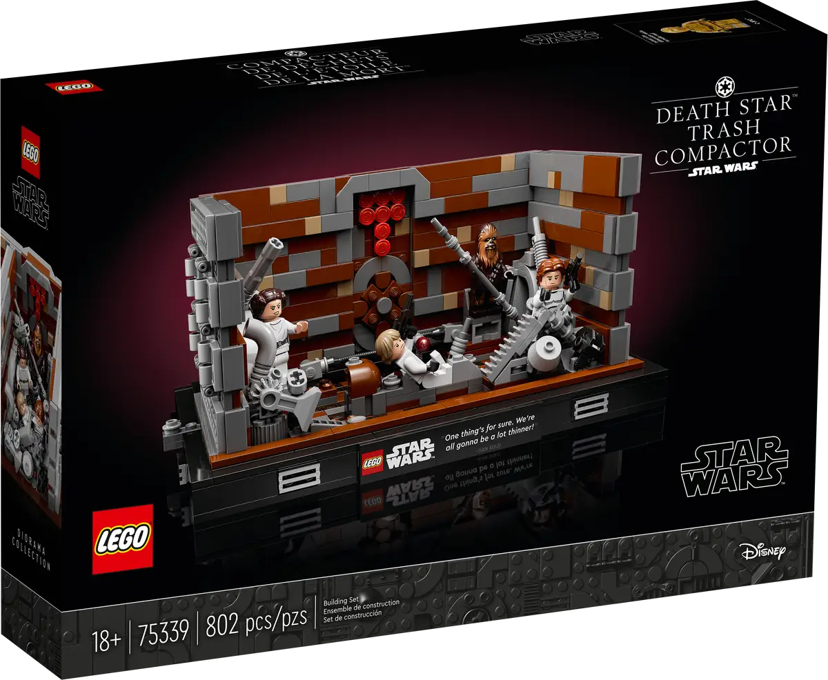 LEGO® Star Wars 75339 Death Star Trash Compactor Diorama Building Kit