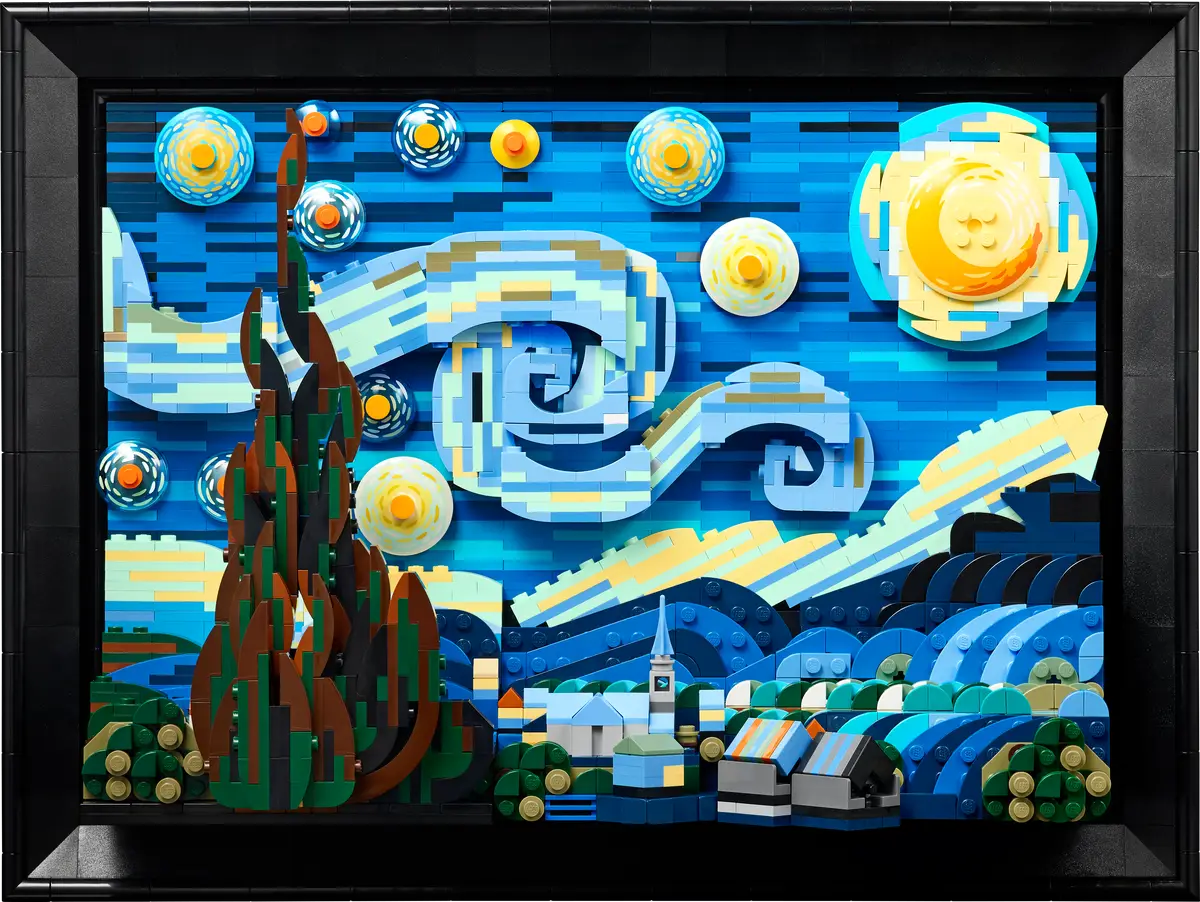 LEGO® Ideas 21333 The Starry Night (Vincent van Gogh) Building Kit