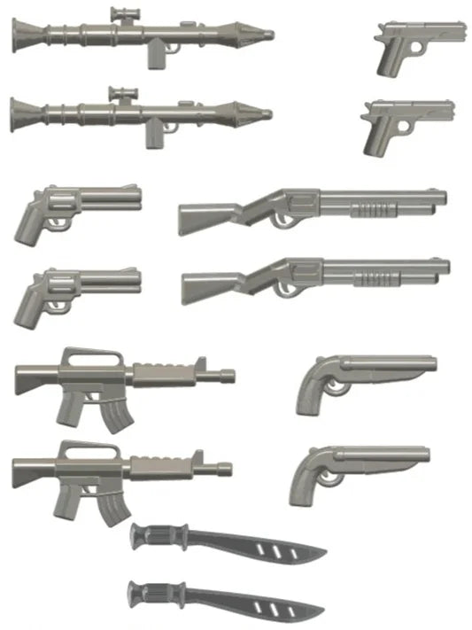 Modern Weapons Pack - Metallic Grey