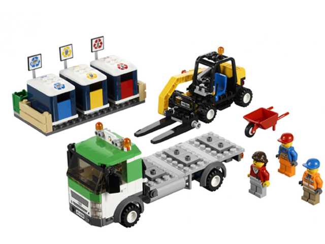 LEGO® Town 4206-2 - Recycling Truck Preowned Building Kit