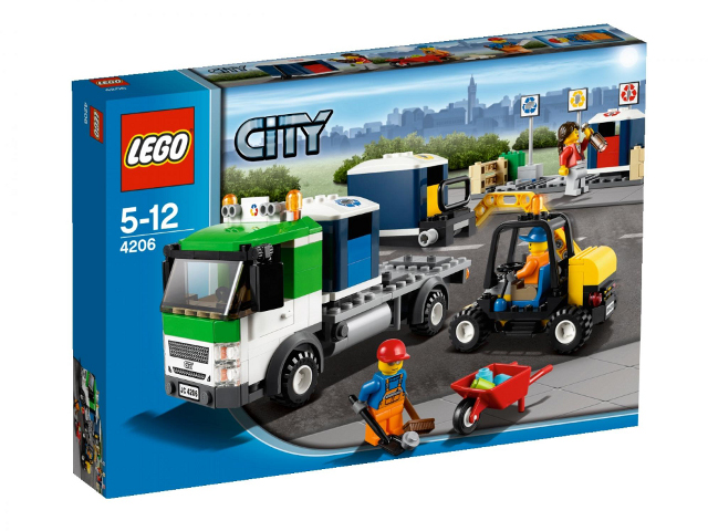 LEGO® Town 4206-2 - Recycling Truck Preowned Building Kit