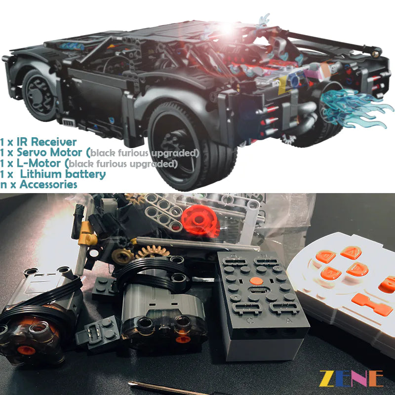 Power Functions Kit for LEGO THE BATMAN BATMOBILE #42127 Motor