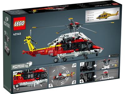 つきひ LEGO 42145-1 Airbus H175 Rescue Helicopter Technic Set for Kids