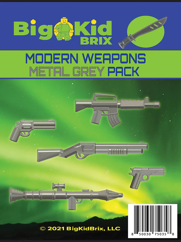 Modern Weapons Pack - Metallic Grey