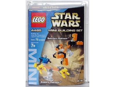 LEGO® Star Wars 4485 - Sebulbas Podracer & Anankins Podracer - Mini Preowned Building Kit
