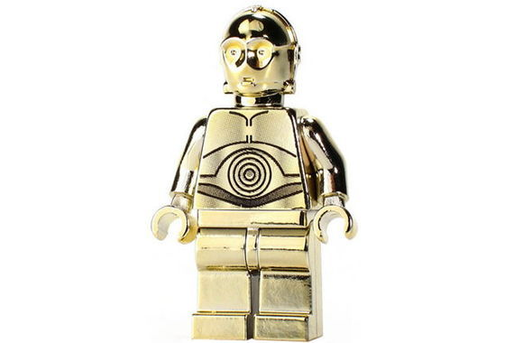 LEGO® Minifigure C-3PO 4521221-1 Chrome Gold Star Wars 30th Anniversary New