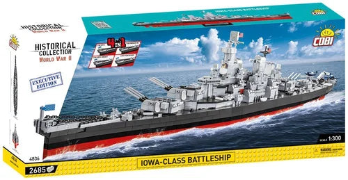 COBI™ EXECUTIVE EDITION Iowa-Class Battleship: Set #4836
