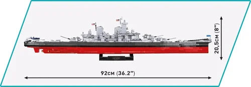 COBI™ EXECUTIVE EDITION Iowa-Class Battleship: Set #4836