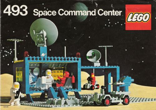 LEGO® Space 493-3 Space Command Center Crater Plate Building Kit