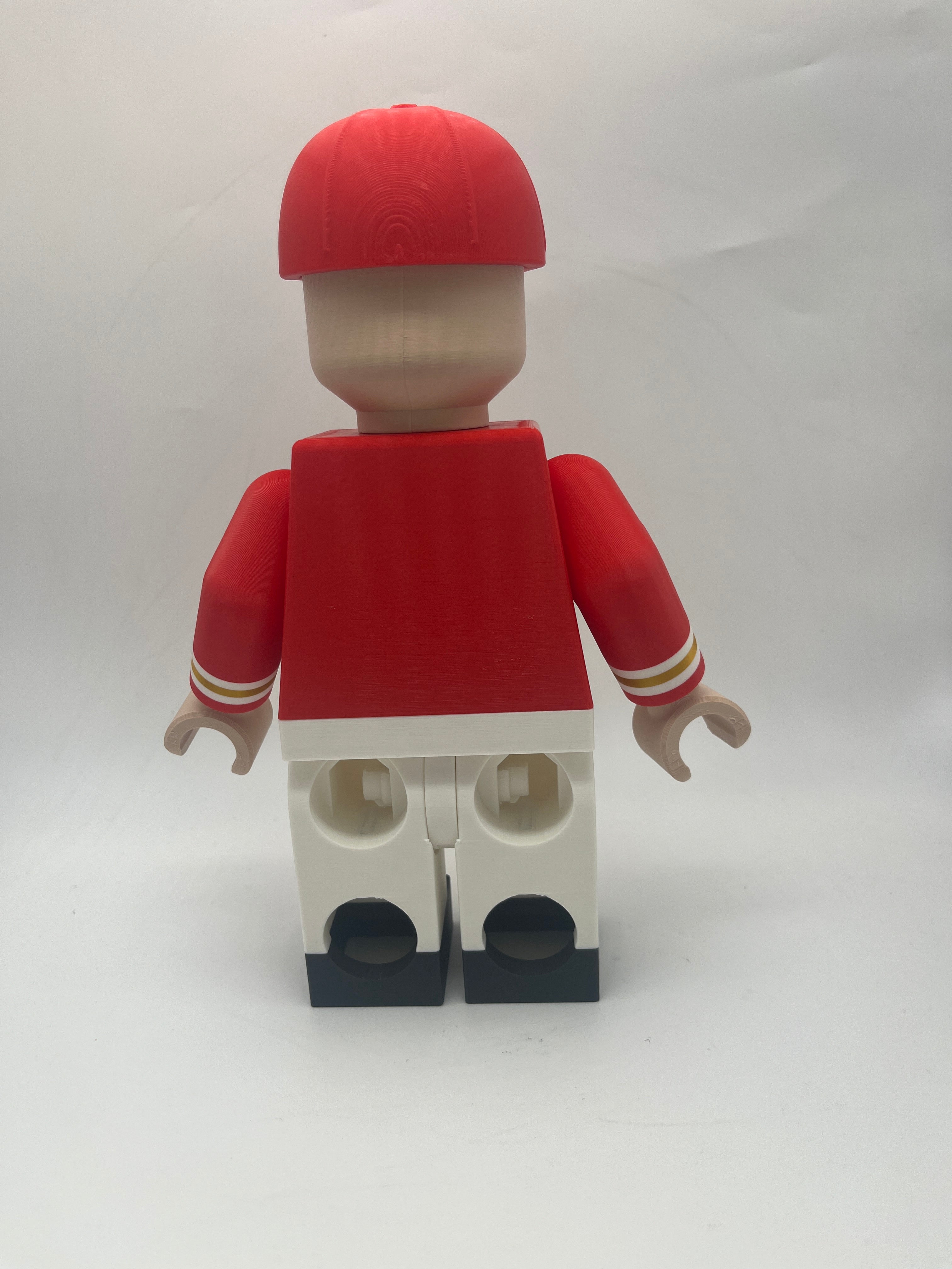 3D Printed Kansas City Chiefs Large Scale 8.5"- 9.5" Minifigure