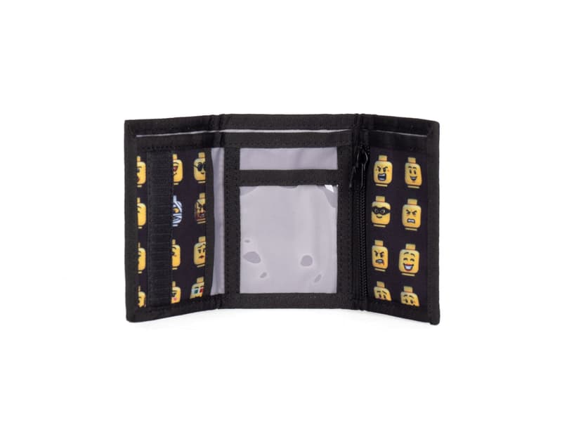 LEGO® Tri-Fold Wallet 2.0 – Minifigure Design | Kids Wallet with ID Window & Velcro
