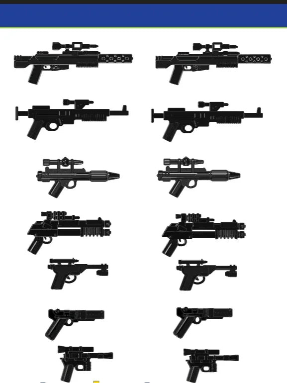 Rebel Blaster Weapons Pack - Black