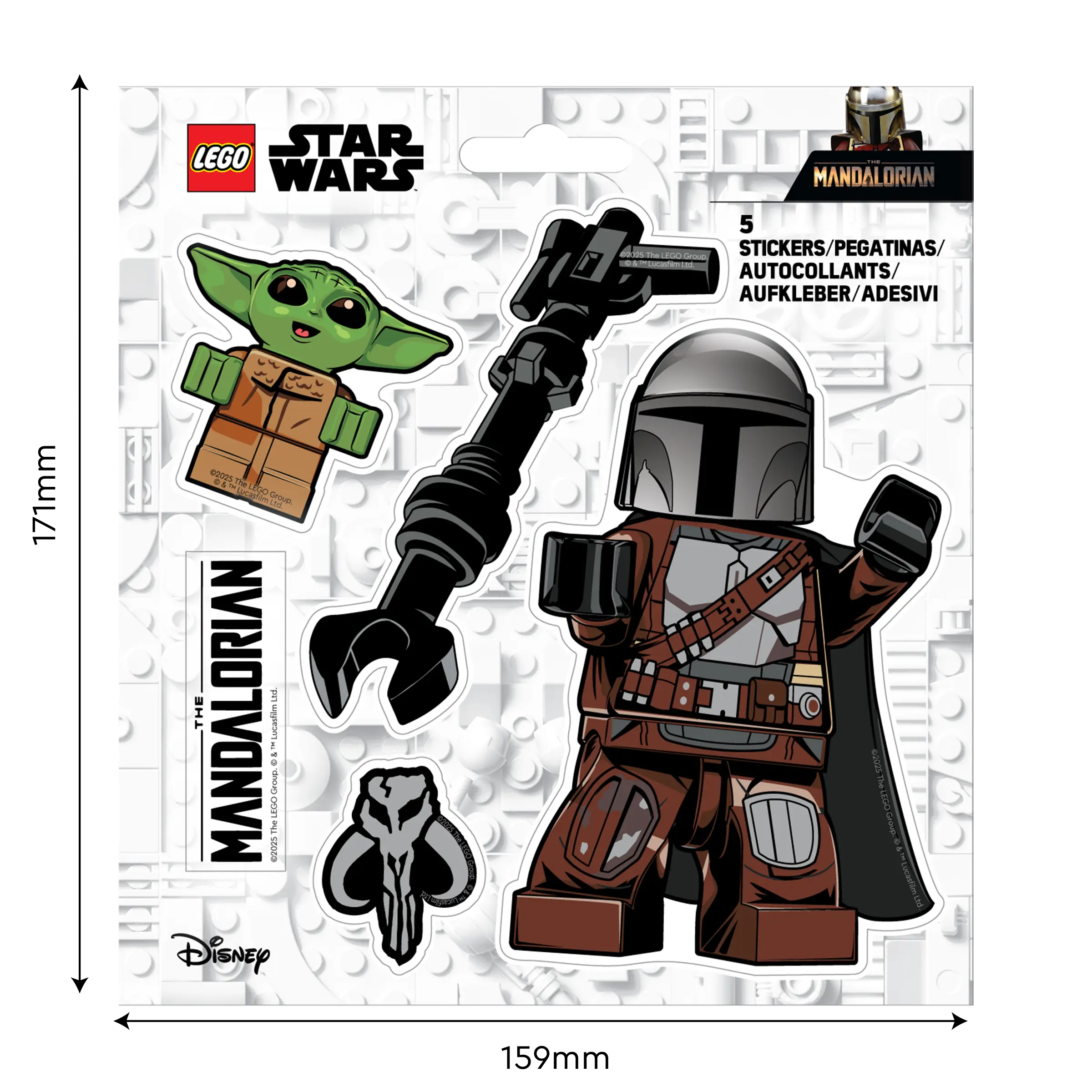 LEGO® Star Wars™ THE MANDALORIAN™ Sticker - The Mandalorian™ (53765)