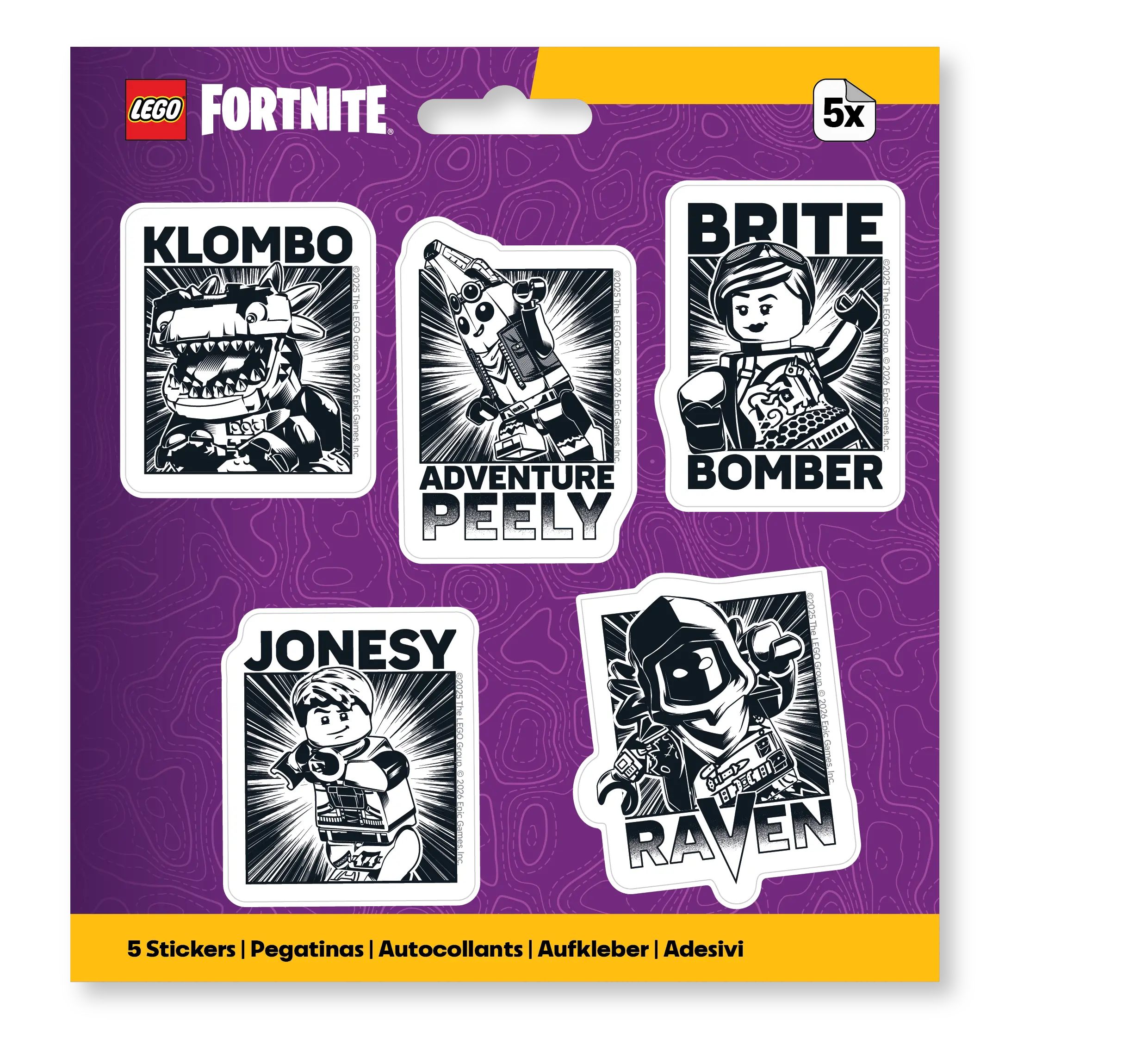 LEGO® Fortnite® Sticker - Badges (53826)