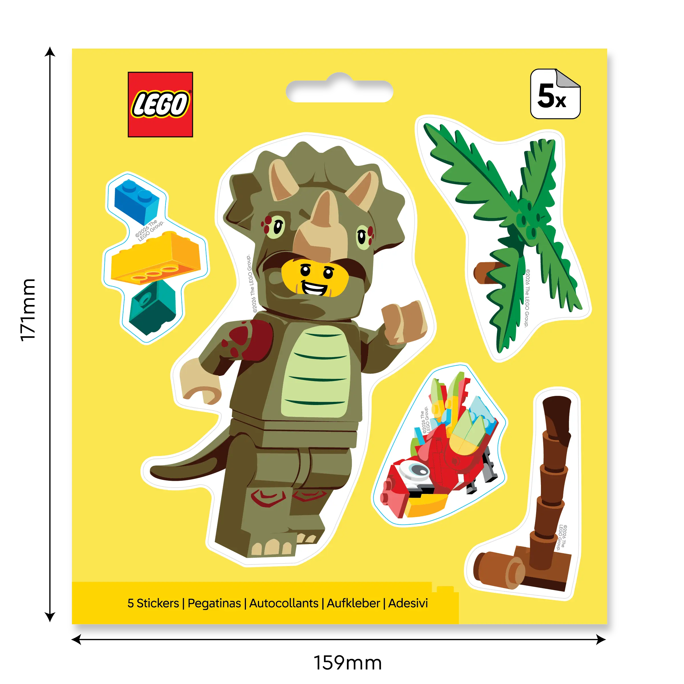 LEGO® Sticker - Triceratops (53822)