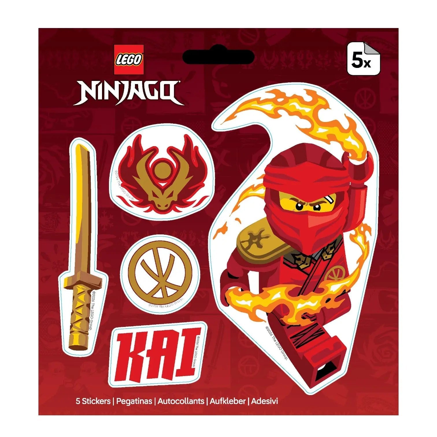 LEGO® NINJAGO® Sticker - Kai (53849)
