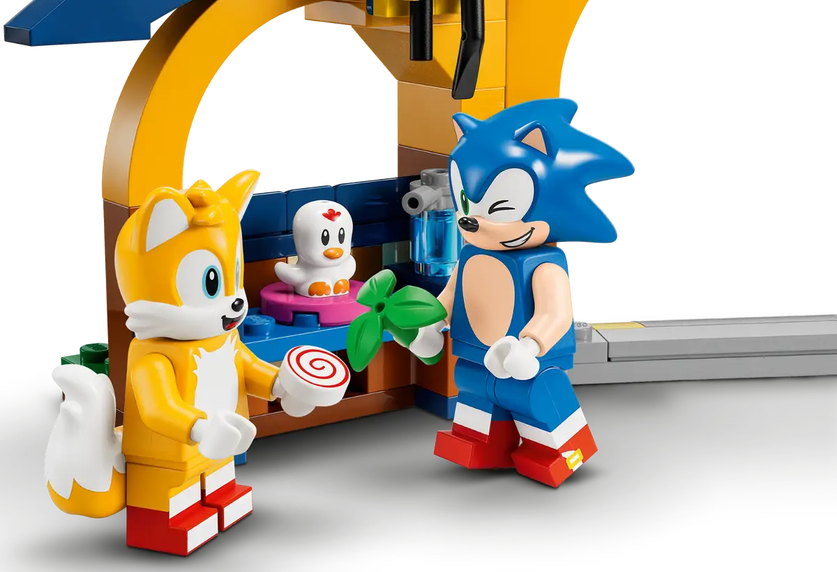 LEGO® Sonic the Hedgehog 76991 Tails' Workshop and Tornado Plane Building Kit