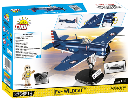 COBI™ F4F Wildcat Fighter : Set #5731