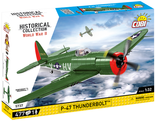 COBI™ P-47 Thunderbolt Plane: Set #5737