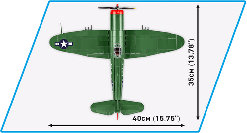 COBI™ P-47 Thunderbolt Plane: Set #5737