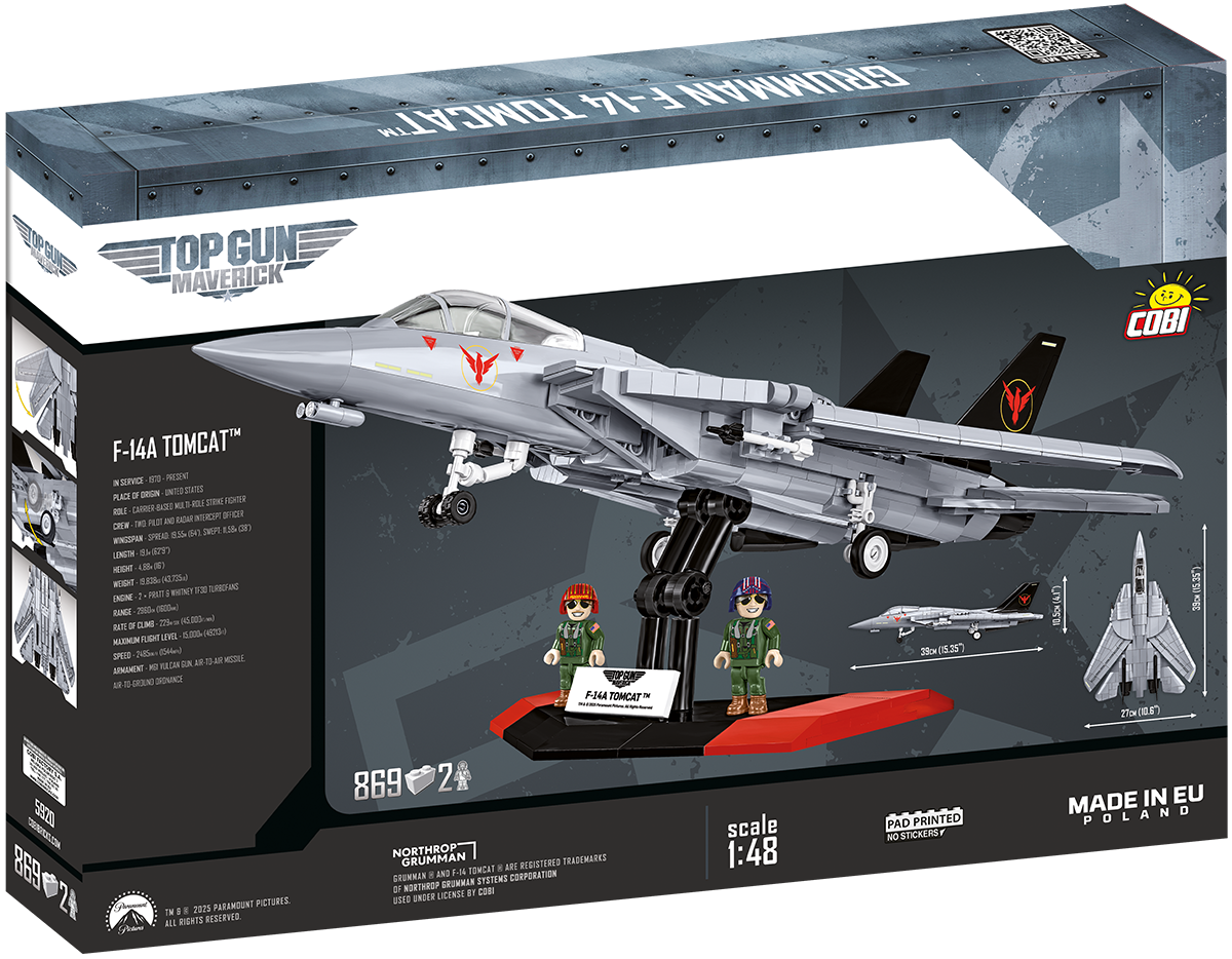 COBI™ TOP GUN Grumman F-14 Tomcat Fighter: Set #5920