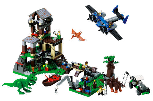LEGO® Adventurers 5987 - Dino Research Compound Preowned Building Kit