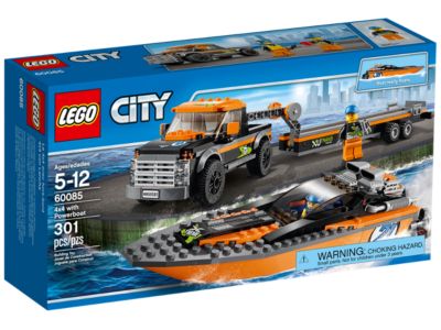 LEGO® City 60085-1 - 4x4 with Powerboat