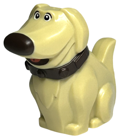 LEGO® 101660pb01 Dog, Golden Retriever with Molded Dark Brown Collar