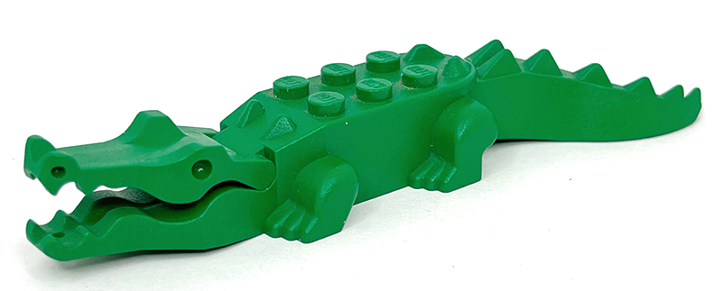 LEGO® 6026c01 Alligator / Crocodile with 8 Teeth