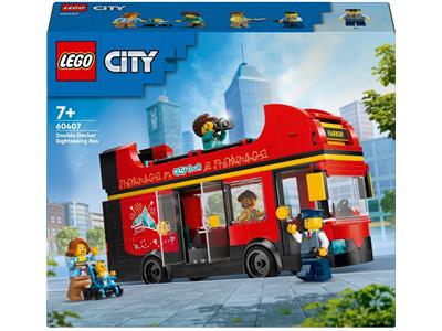 LEGO® City 60407-1 Red Double-Decker Sightseeing Bus