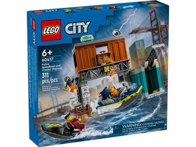 LEGO® City 60417-1 - Police Speedboat and Crook's Hideout