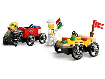LEGO® City 60458 -Pizza vs. Fire Truck Preowned Building Kit