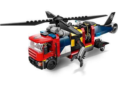 LEGO® City 60462 -Helicopter, Fire Truck & Submarine Remix Preowned Building Kit