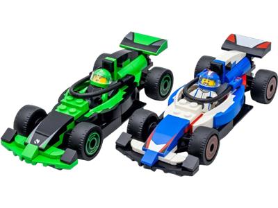 LEGO® City 60474 - F1 Grid with VCARB & Sauber Race Cars Preowned Building Kit