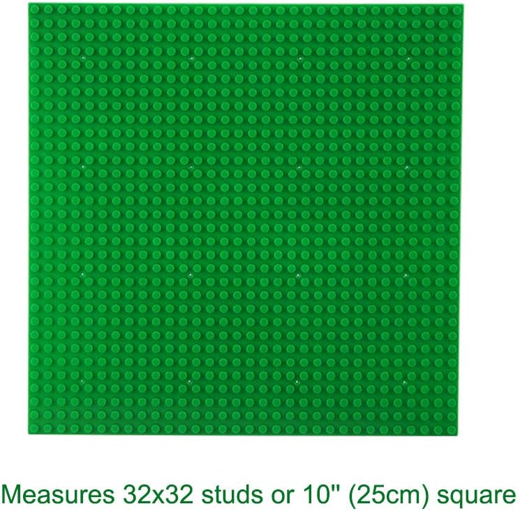 Generic Brick Compatible 32x32 Stud Baseplate – 10" x 10" | 9 Colors Available