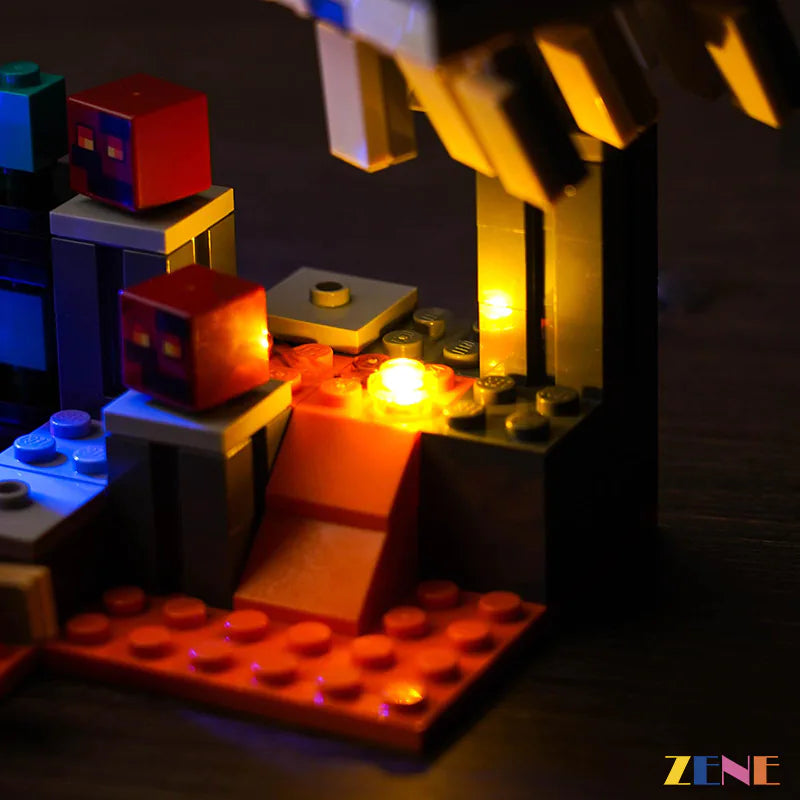 LEGO Light Kit for Nether Portal Ambush 21255