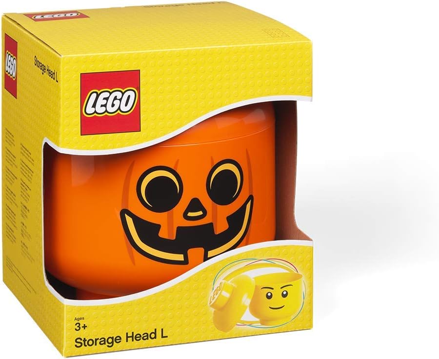 LEGO® Storage Head Large Pumpkin New