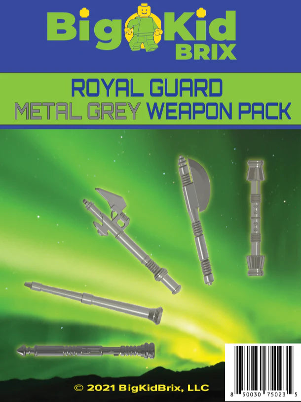 Royal Guard Weapons Pack - Metallic Grey