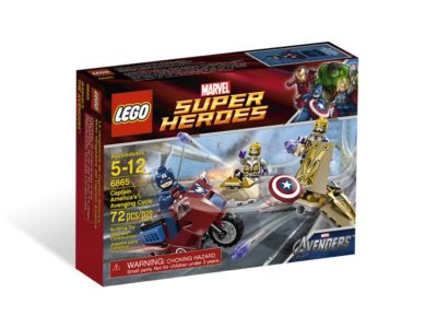 LEGO® Marvel Super Heroes 6865-1 - Captain America's Avenging Cycle