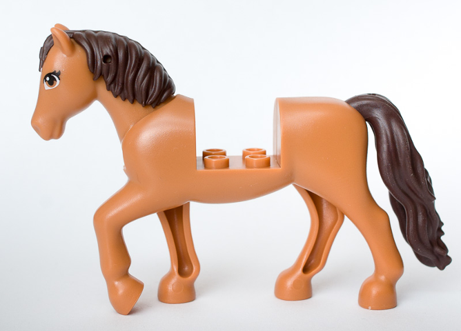 LEGO® 69820c01pb02 Horse, Friends Style with 2 x 2 Cutout and Movable Neck