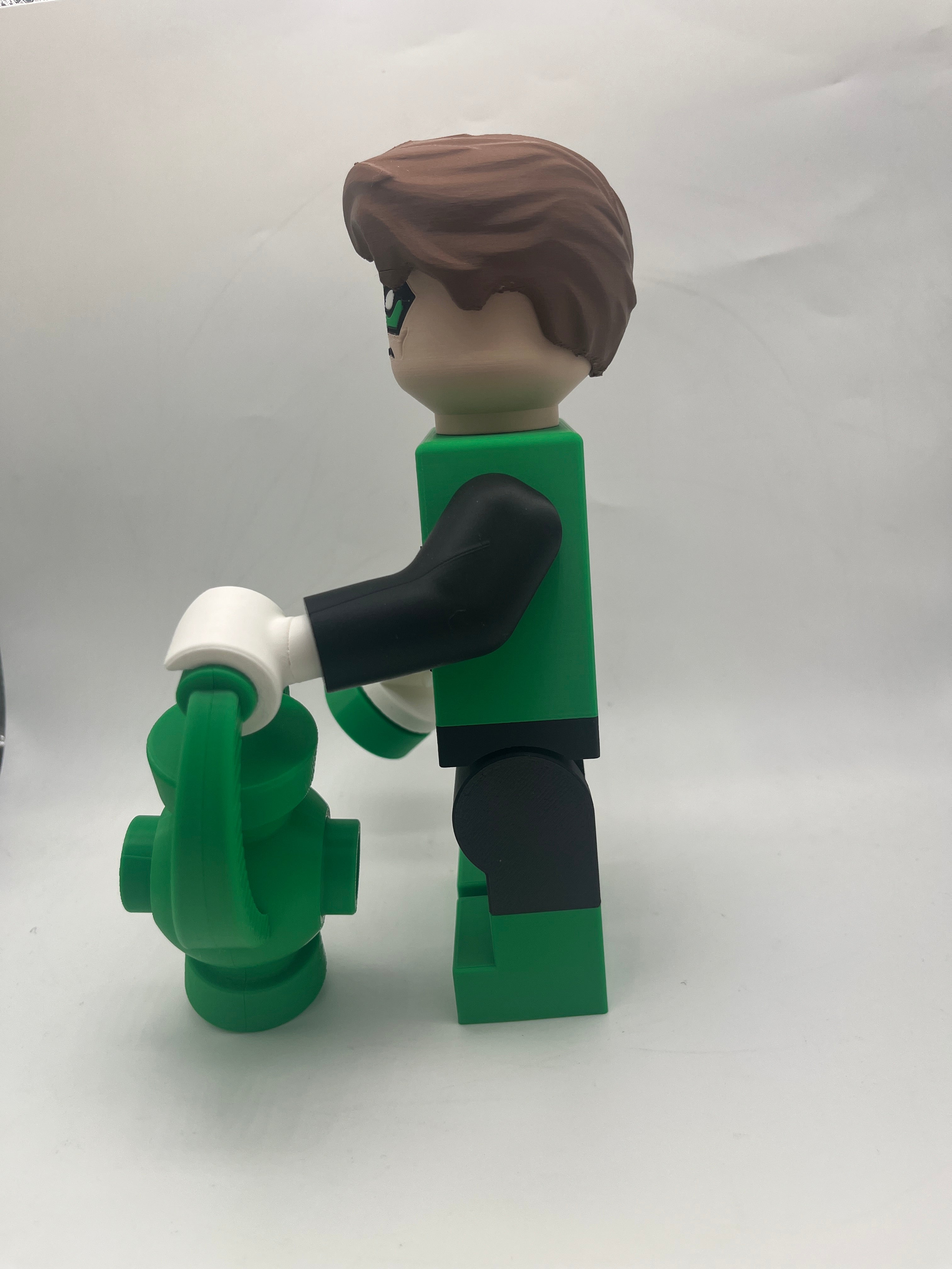 3D Printed Green Lantern Large Scale 8.5"- 9.5" Minifigure