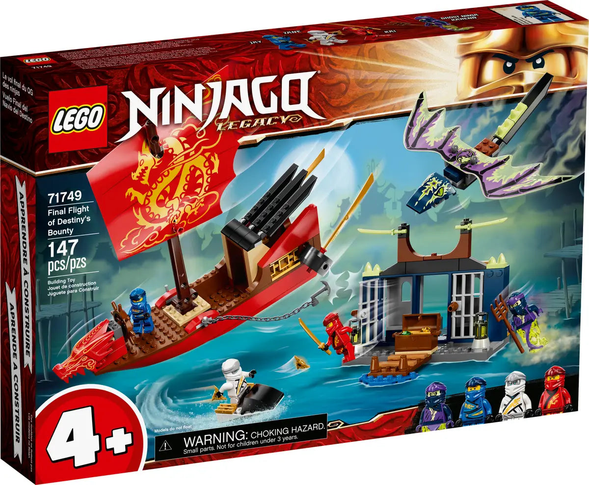 LEGO® NINJAGO 71749 - Final Flight of Destinys Bounty Preowned Building Kit