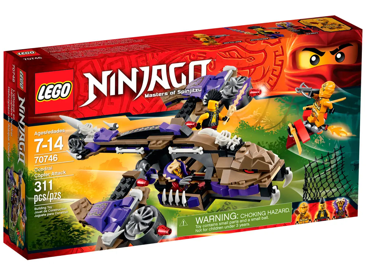 LEGO® NINJAGO 70746 - Condrai Copter Attack Preowned Building Kit