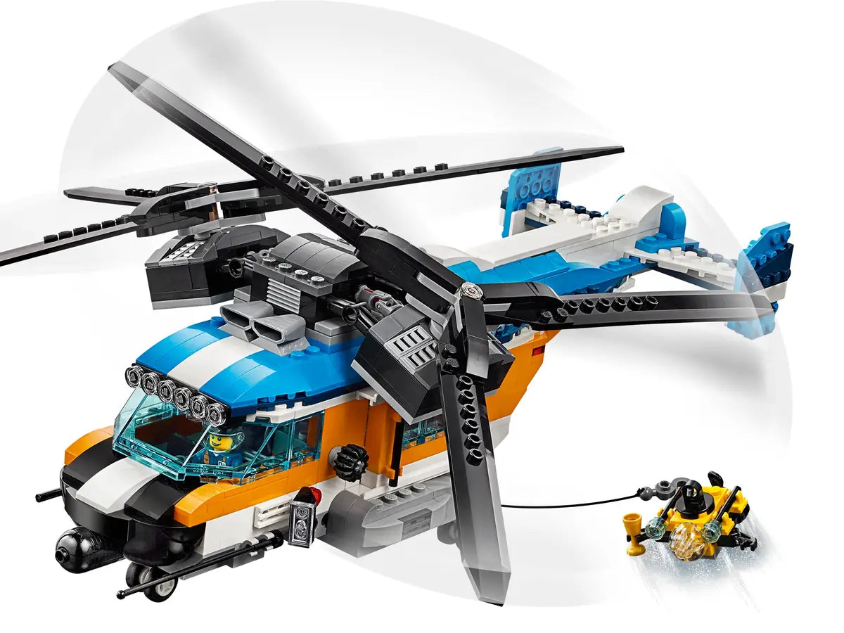 LEGO® Creator 31096 Twin-Rotor Helicopter Building Kit