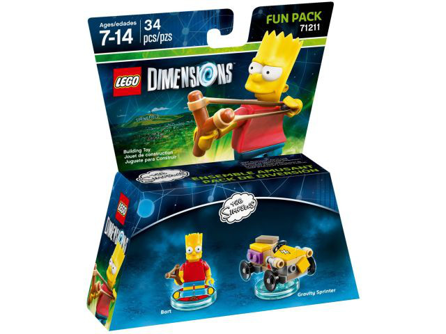 LEGO® Dimensions 71211-1 Fun Pack The Simpsons Bart and Gravity Sprinter