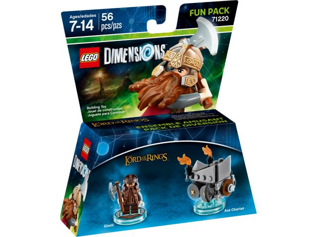 LEGO® Dimensions 71220-1 - Fun Pack LOTR Gimli and Axe Chariot
