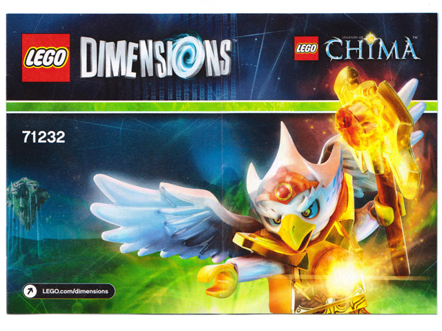 LEGO® Dimensions 71232 Fun Pack Legends of Chima Eris and Eagle Interceptor Building Kit